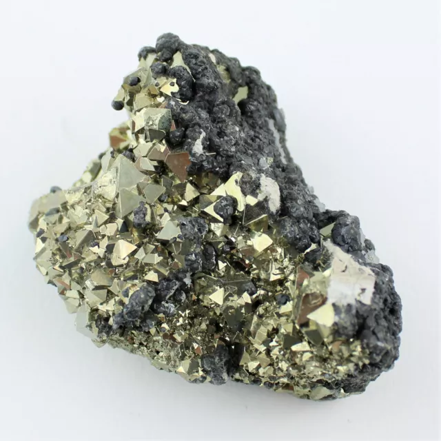 MINERALE  PIRITE con Marcasite Pietra 205g Alta Qualità Arredamento A+ solfati 2