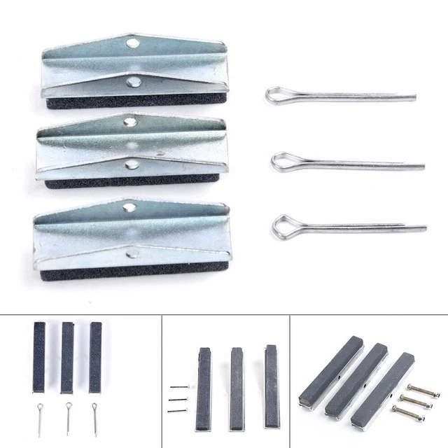 Lot de 3 pierres de remplacement 1 1/8 de long (220 grains) cylindre moteur Lot de 3 pierres de remplacement 1 1/8 de long (220 grains) cylindre moteur