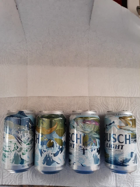 Busch light 2023 Collectable 4 Fishing Cans