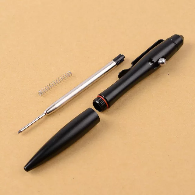 DURABLE Aluminum Pocket Ball Pen Ballpoint Pen Office Signature Business EDC 3