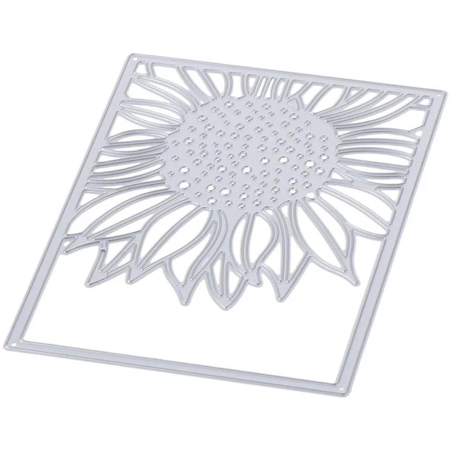 Silber Sonnenblume sterben schneidet  DIY-Karten herstellung