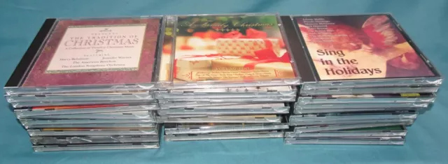 MIXED ARTIST = ALL CHRISTMAS CD = Lot of 30 Christmas Holiday Music CDs CD