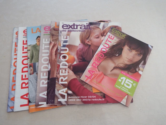 Lot of 7 2000s REDOUTE Catalog Collectible Excerpts