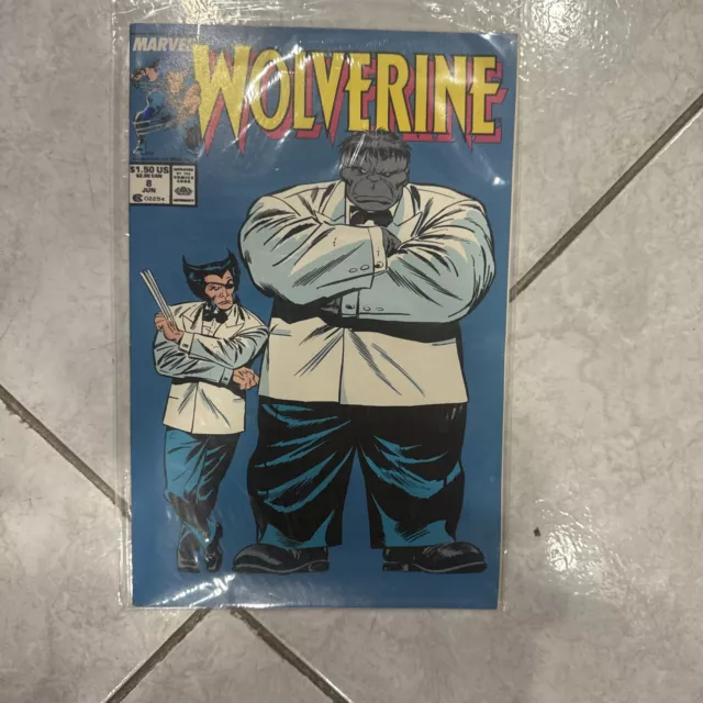 Wolverine 8 VF Classic Mr Fixit Cover Marvel Comics 1989