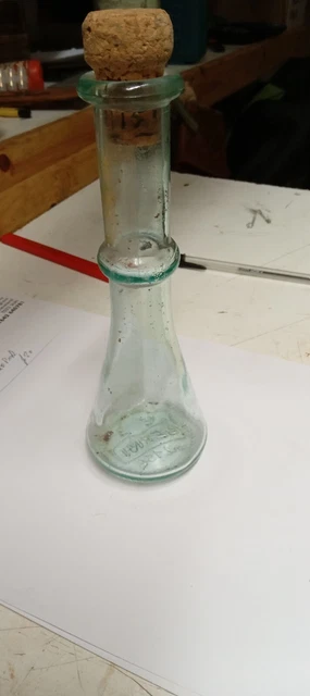 VINTAGE EMPTY BERNI  156ml GLASS   7" tall