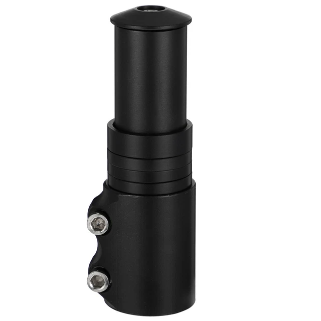Rehausseur Guidon Rehausseur Potence VTT - Alliage Aluminium 28,6mm Réglable Noir Extension Fourche 28.6mm