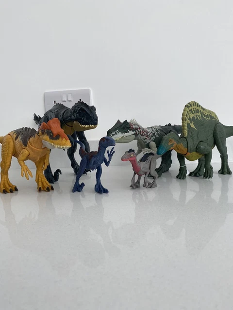 JURASSIC WORLD BUNDLE X6 CRYOLOPHOSAURUS Scorpius Rex Allosaurus EUR 71 ...