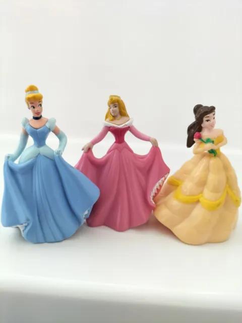 Disney Princess Cake Toppers Figures Belle Cinderella Sleeping Beauty