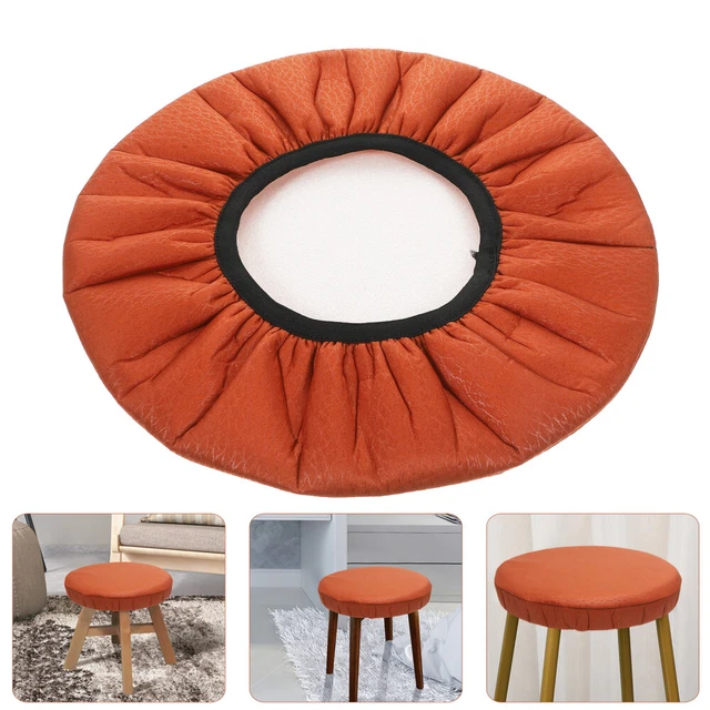 Housses Tabourets Rondes élastiques – 2 Pièces Pour Diamètre 36–45 Cm | Velours Doux, Lavable En Machine, Vert