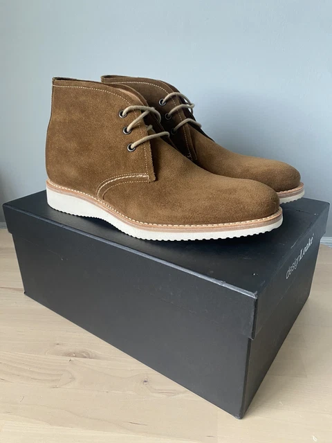 MENS LOAKE PYTHON Suede Leather Boots Chukka Boots Size UK 7 Brand New ...