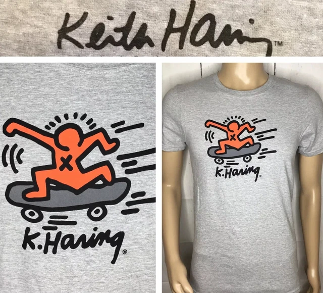 T-shirt Vintage Keith Haring Pop Shop Africa Roots Reggae Taille L - Occasion Très Bon état