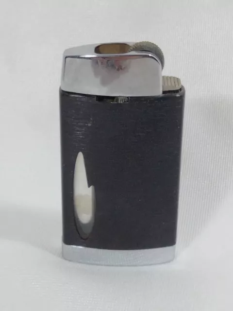 Vintage Scripto Butane Lighter Black USA Made Refillable? D 219112