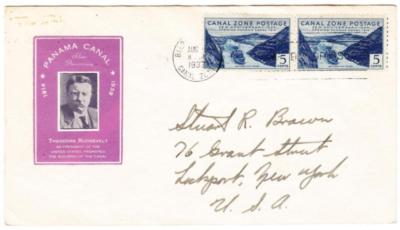 Canal de Panamá Zone-Sc #193-FIRST Day-Balboa Feb 23/1976-HERMAN Maul 