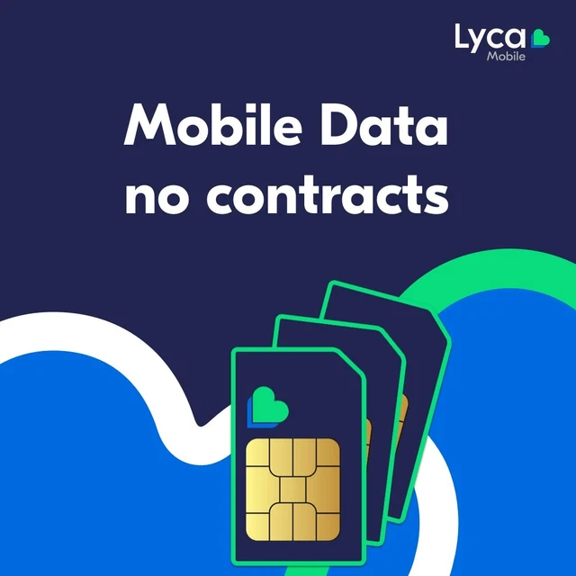 2023 MODEL LYCAMOBILE Lyca Mobile Plus Prepaid Sim Card Activation Kit