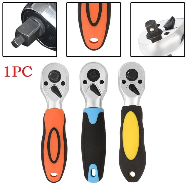 Herramienta llave de trinquete Practicall 1/4 3/8 1/2 pulgadas 72 dientes doble cabeza