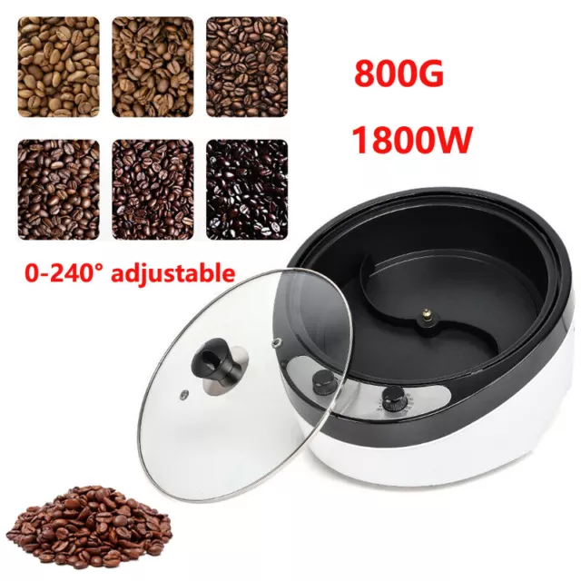 220V 1800W Electric Coffee Roaster Coffee Bean Household Roasting Baking Machine