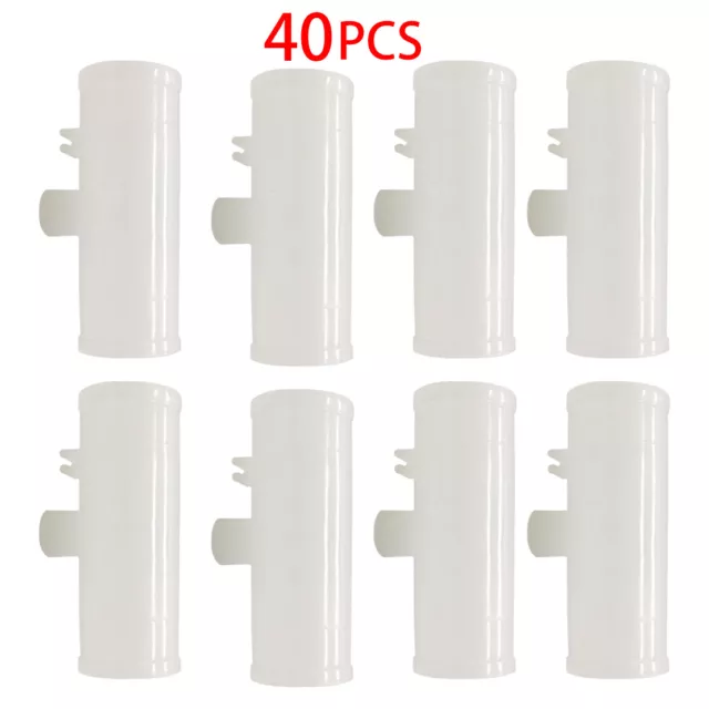 40pcs 3/4" Tee Fittings for Automatic Water Drinker Chicken Coop Hen House Ranch