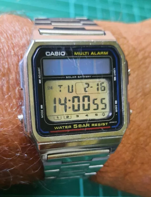 Casio on sale vintage solar