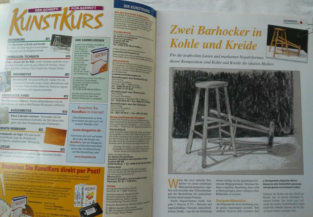 Ausgabe 33, Der Schritt-für-Schritt Kunstkurs, Malen und Zeichnen leicht gemacht