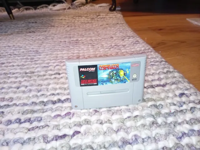 Cybernator Super Nintendo SNES Cartridge PAL