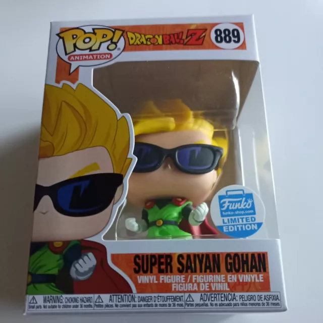 Funko Pop 889 SUPER SAIYAN GOHAN DragonBallz Funko-Shop Limited Edition