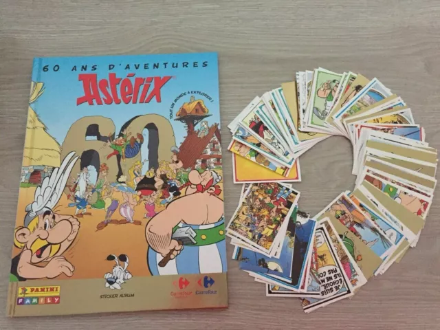 Panini Stickers Images au choix COMPLET Astérix 60 Ans d’aventures - Sans Album