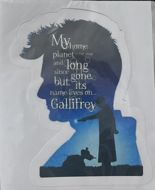 Doctor Who Decal Sticker 5”x3.5”