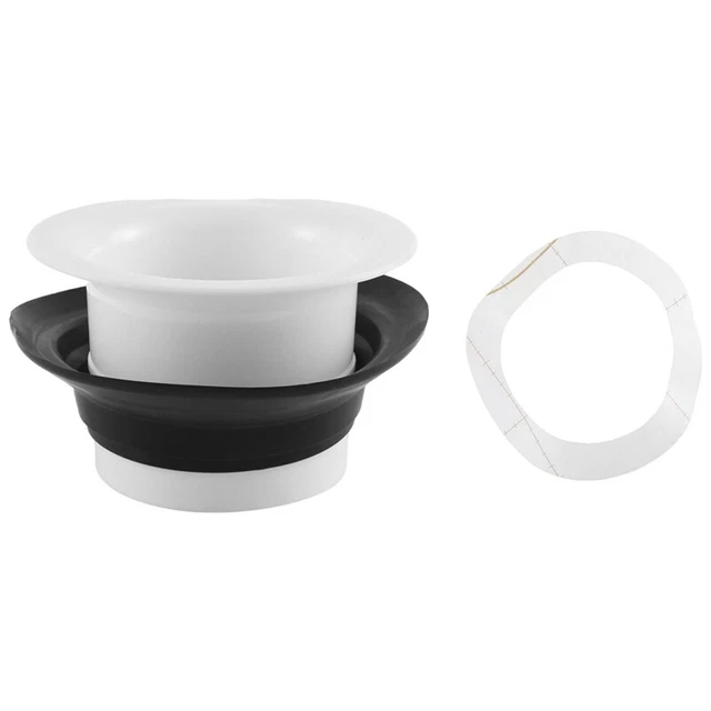 2Xass Drum Kick Enhancer with Black Port Hole Protector,Mic Hole Drum Head O8Y4)