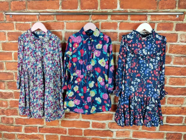 Girls Bundle Age 6-7 Years John Lewis Gap Etc Long Sleeve Floral Dress Set 122Cm