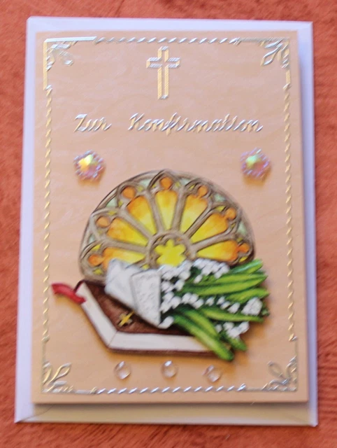 3D KARTE - Zur Konfirmation EUR 1,30 - PicClick DE