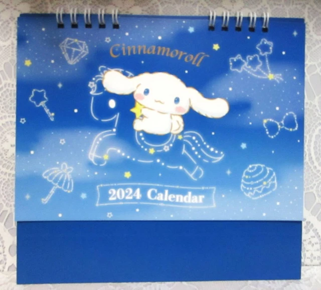 CINNAMOROLL DESK CALENDAR 2024 Sanrio Cinnamon Roll EUR 25,34 PicClick FR