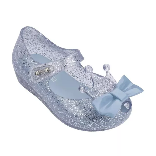 Mini Melissa Crown Bow Princess Girl Jelly Shoes Kids Non-slip Sandal EU 21-29