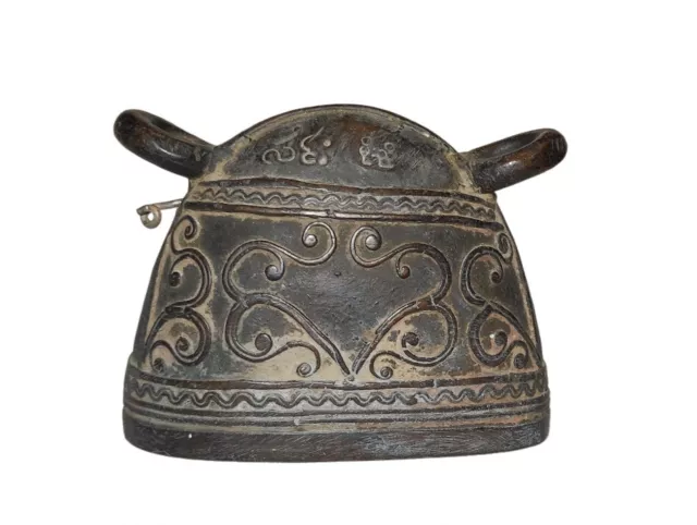 Asian Antique 19th C, Burmese Buffalo / Horse Bell. Mandalay, Burma.