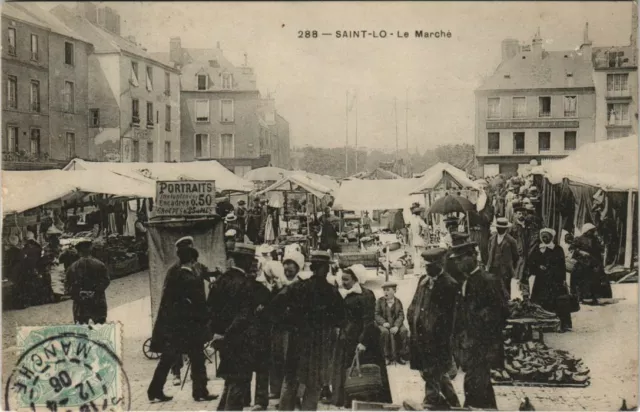 CPA St-LO Le Marché (809750)