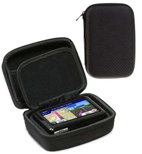 Navitech Black Hard GPS Carry Case For The Garmin zumo 396 LMT-S 4.3" Sat Nav