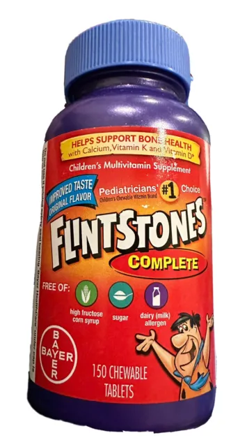 Flintstones Children's Chewable Multivitamin for Kids 150 count EXP 9/24