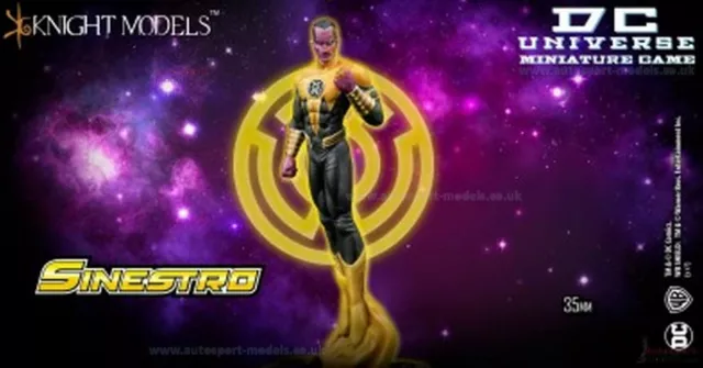 Sinestro ~ 35mm Batman Miniatures Game Figure by Knight Models 2