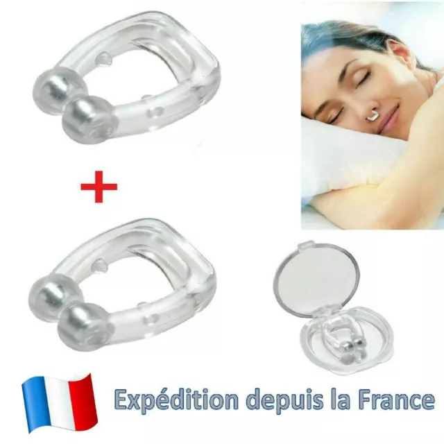 2 X Pince nez Clip de nez anti ronflement de soins de santé