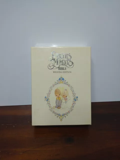 Holy Bible Precious Moments Nelson King James Version Wedding Edition Padded Cvr