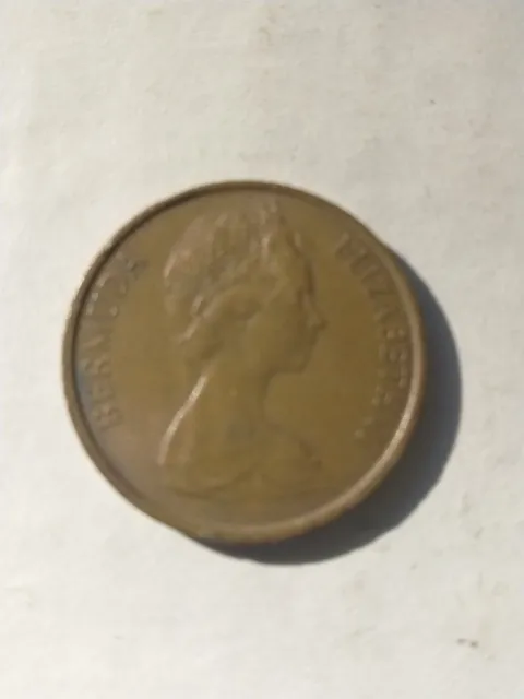1970 BERMUDA ELIZABETH II ONE CENT Coin
