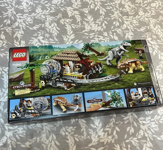 LEGO JURASSIC WORLD 75941 INDOMINUS REX VS ANKYLOSAURUS NEW SEALED Rare ...