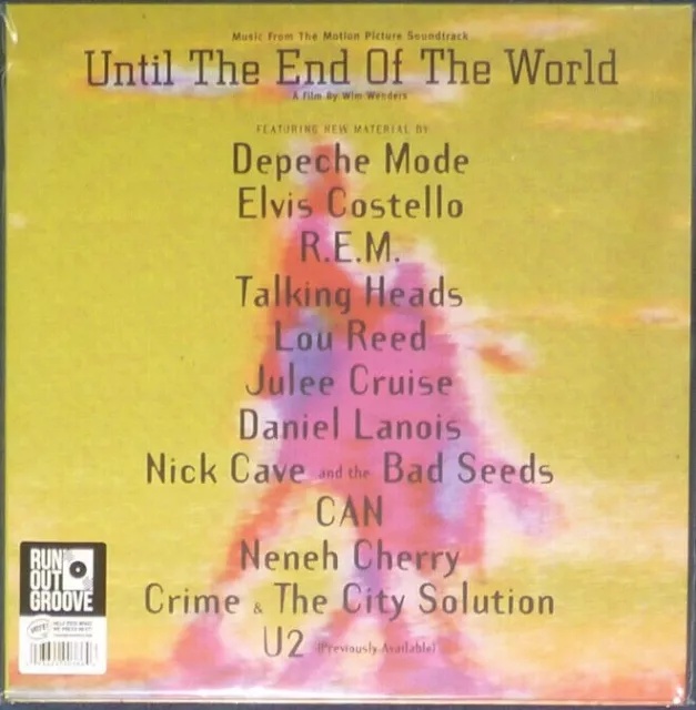 Until The End Of The World Soundtrack on Black vinyl. R.E.M. U2. Lou Reed.