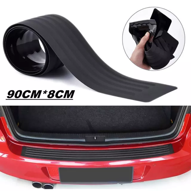 Car Rear Bumper Guard Rubber Plate Protector Sill Cover Trim Accessories 90cm