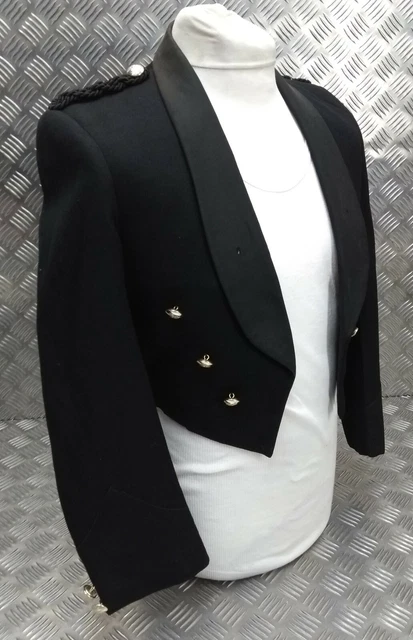 GENUINE VINTAGE RTR Royal Tank Regiment NCO Officers Mess Jacket Faulty ...