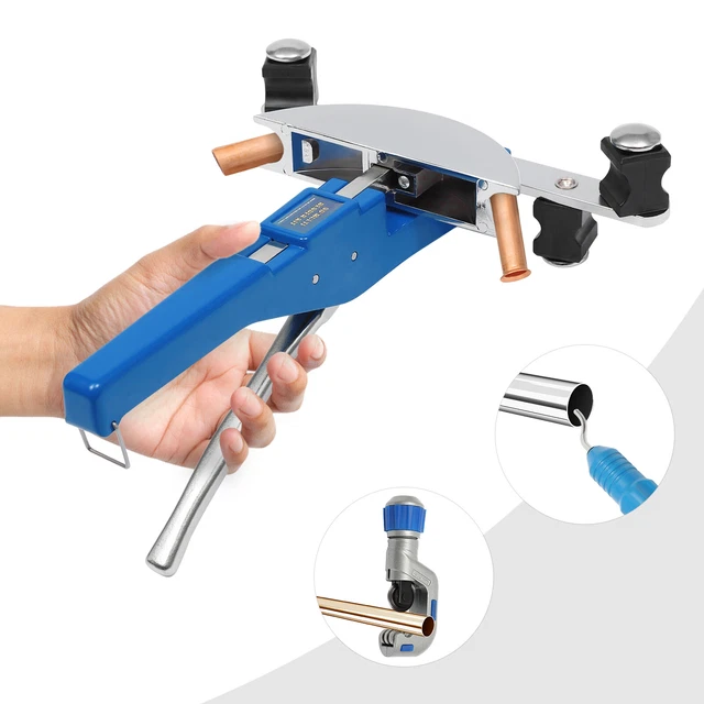 Rohrbiegewerkzeug Set 6-22mm Mit 7 Matrizen - Handrohrbieger Für Kupfer & Edelstahl