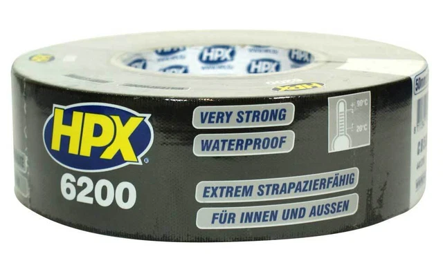 Nastro corazzato HPX 6200 48 mm x 50 m nero 441318 nastro adesivo nastro blindato