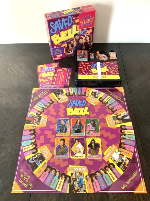 2017 Saved By The Bell TV Show Board Game Pressman Screech New Open Box