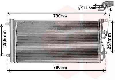 Condensatore Radiatore Aria Condizionata C/Essicatore Antara/Chev Capt 2.2 Cdti