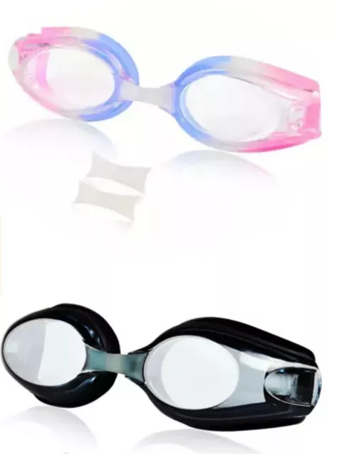 Prescription Kids Swimming Goggles Myopia Nearsighted Anti-fog -1.5 to -7.0 NEW 2