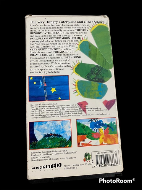 THE VERY HUNGRY Caterpillar Other Stories VHS Eric Carle Scholastic £8. ...